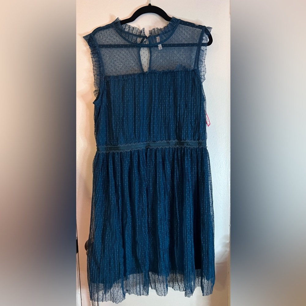 Xhilaration teal XL party dress.
